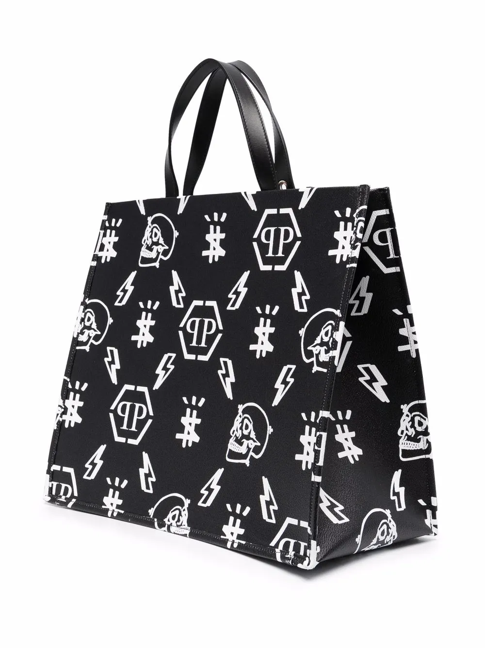 фото Philipp plein сумка-тоут с монограммой