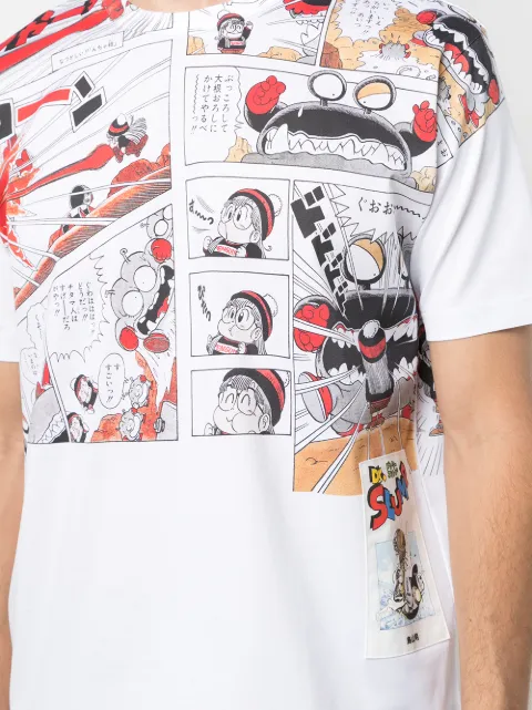 Junya Watanabe Man Cartoon Print Cotton T Shirt Farfetch