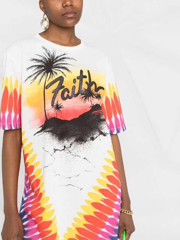 Faith Connexion tie-dye Logo Print T-shirt - Farfetch