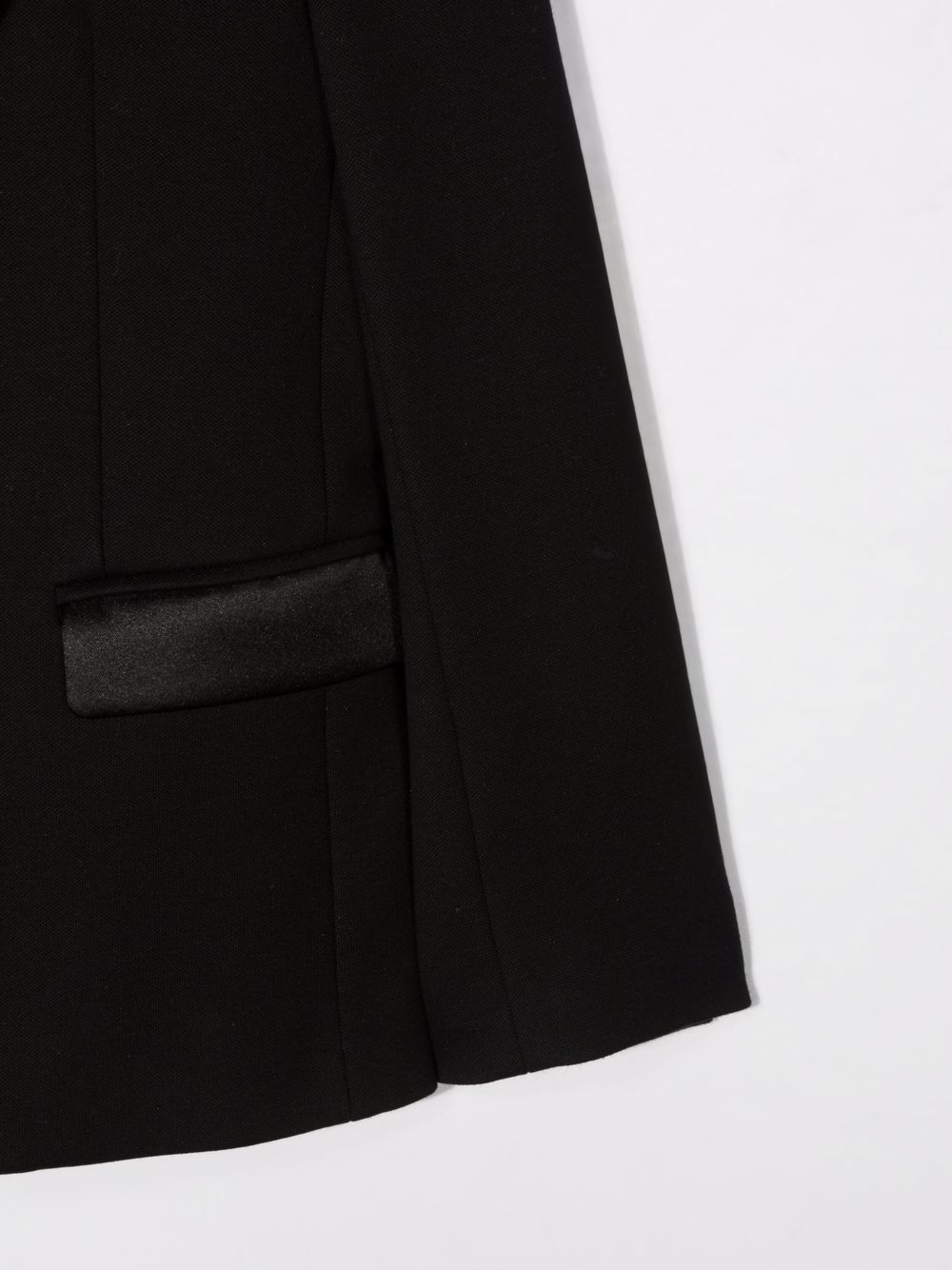 Shop Philipp Plein Junior Logo-printed Tuxedo Blazer In Black