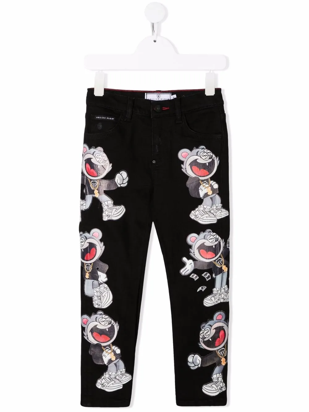 фото Philipp plein прямые джинсы dollar с заниженной талией