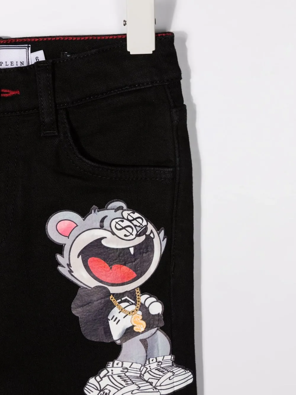 фото Philipp plein прямые джинсы dollar с заниженной талией