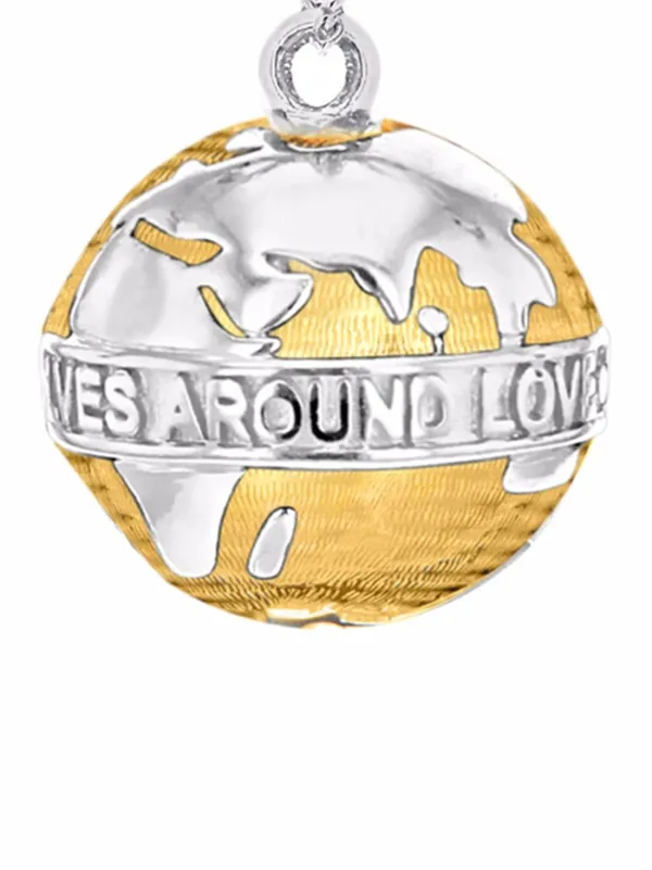 True Rocks Globe Pendant Necklace Silver FARFETCH JO