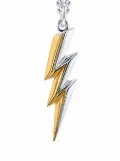 True Rocks lightning bolt necklace - Silver