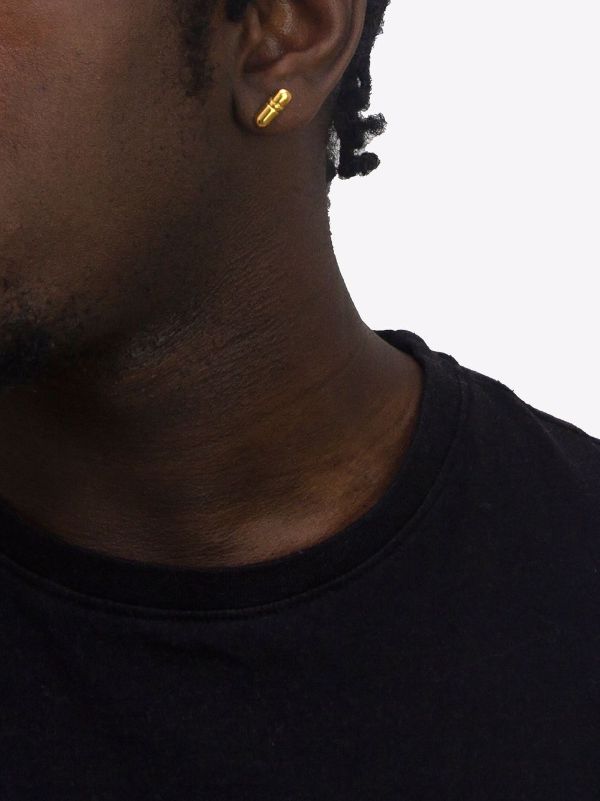 pill stud earring