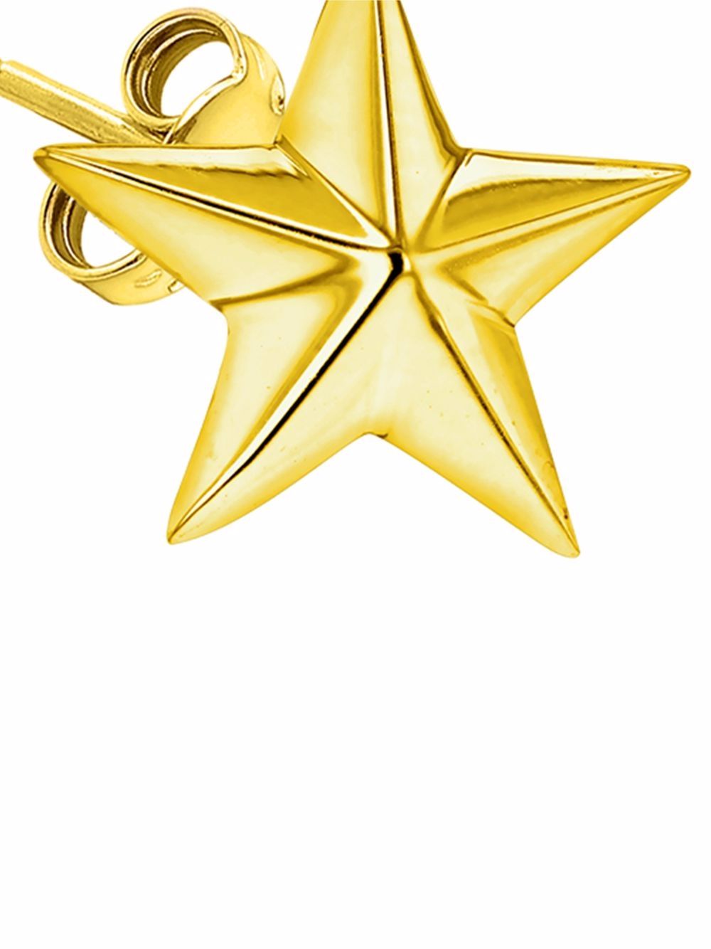 Shop True Rocks Star Stud Earring In Gold