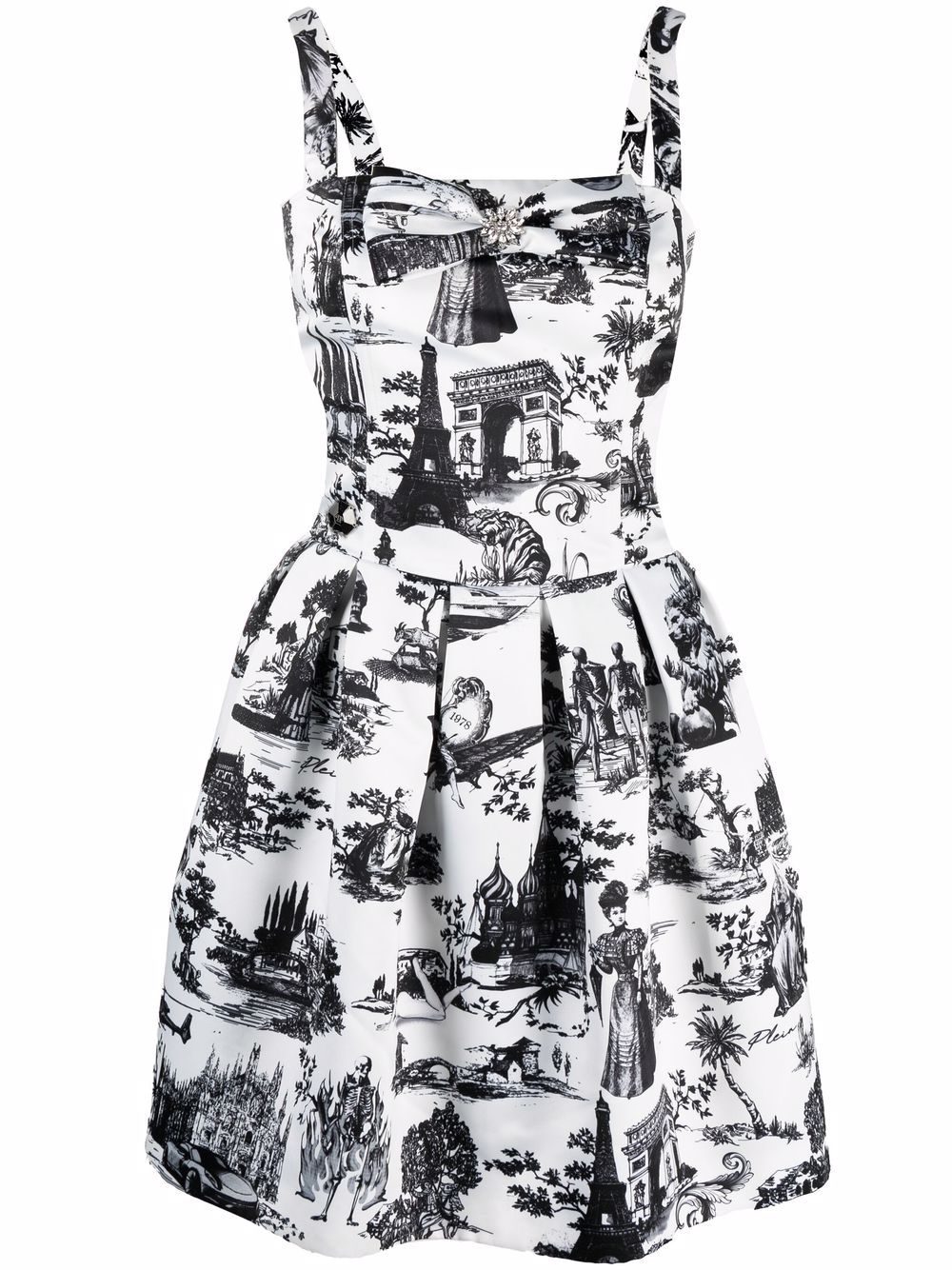 En Plein Air print mini dress