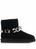 Philipp Plein chain-link ankle boots - Black