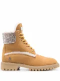 Philipp Plein The Hunter nubuck hiking boots - Neutrals