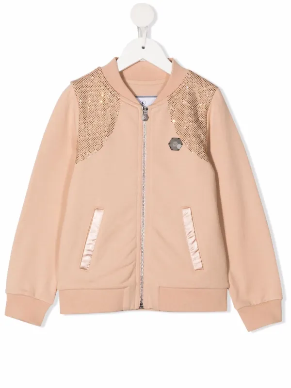 rhinestone bomber jacket