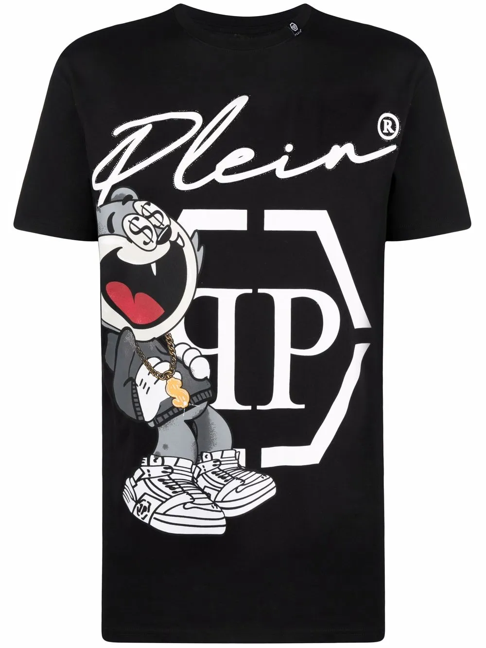 фото Philipp plein футболка с графичным принтом и логотипом