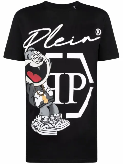 Philipp Plein graphic-print logo T-shirt