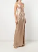 Marchesa Notte Bridesmaids Atrani gathered-detail bridesmaid gown