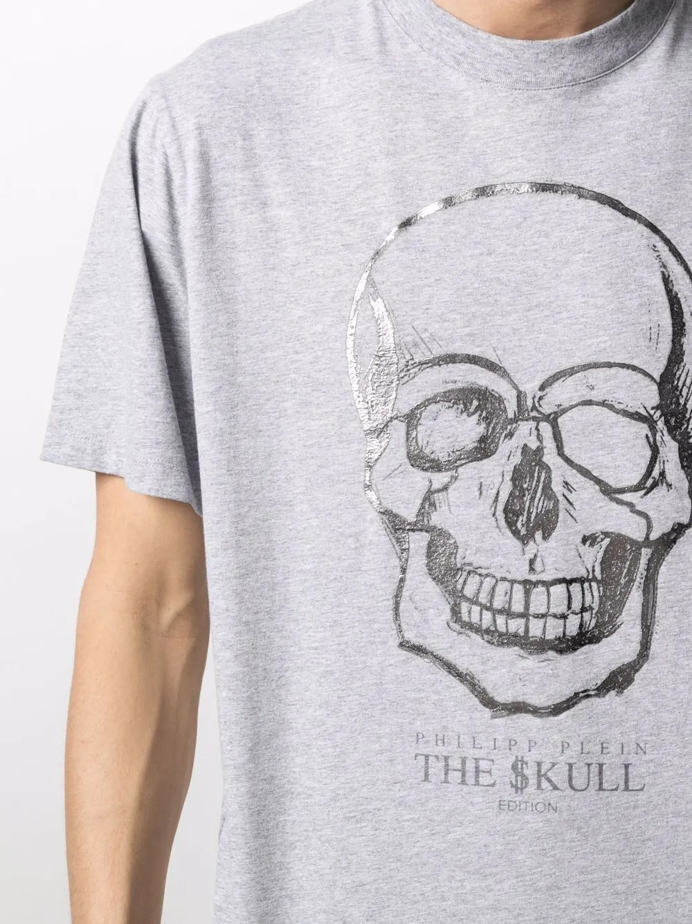 фото Philipp plein футболка с принтом skull