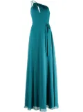 Marchesa Notte Bridesmaids Pescara one-shoulder bridesmaid gown - Blue