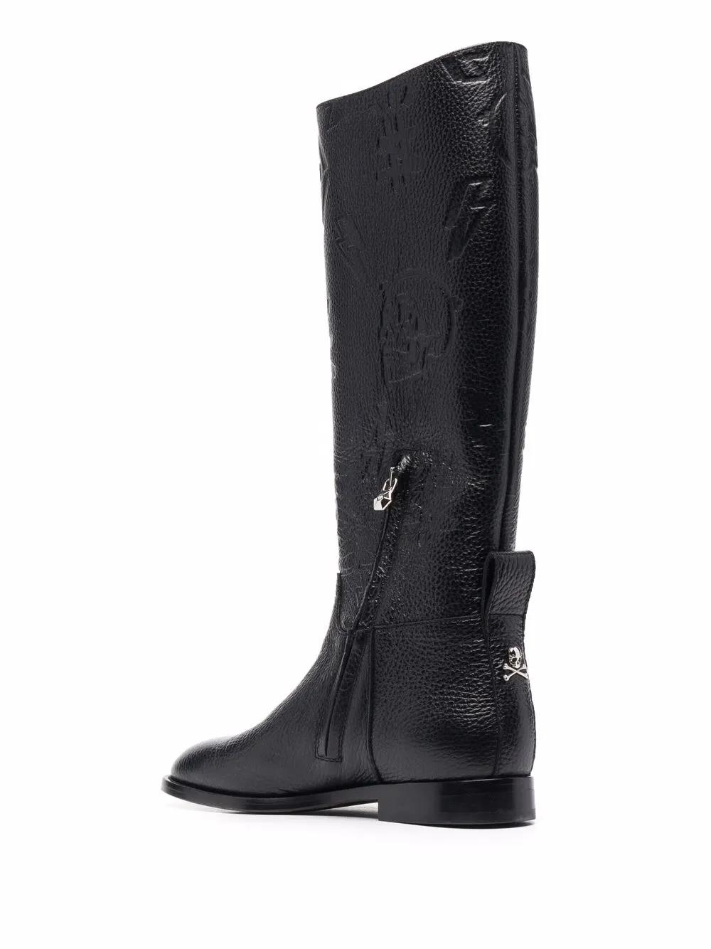 фото Philipp plein сапоги с тисненым логотипом