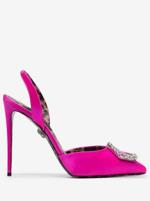 Philipp Plein Crystal Hexagon high-heeled pumps 
