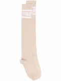 Philipp Plein logo-print socks - Neutrals