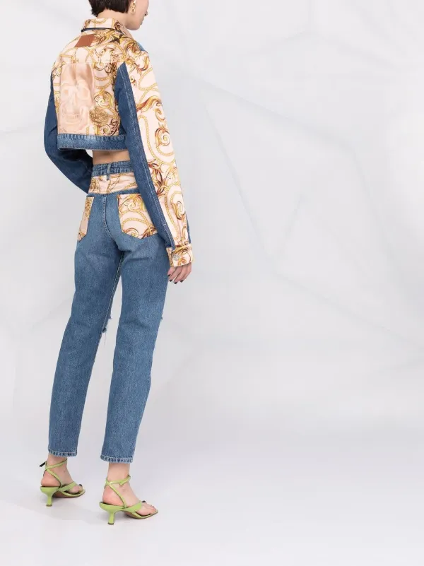 Philipp Plein バロックプリント デニムジャケット 通販 - FARFETCH