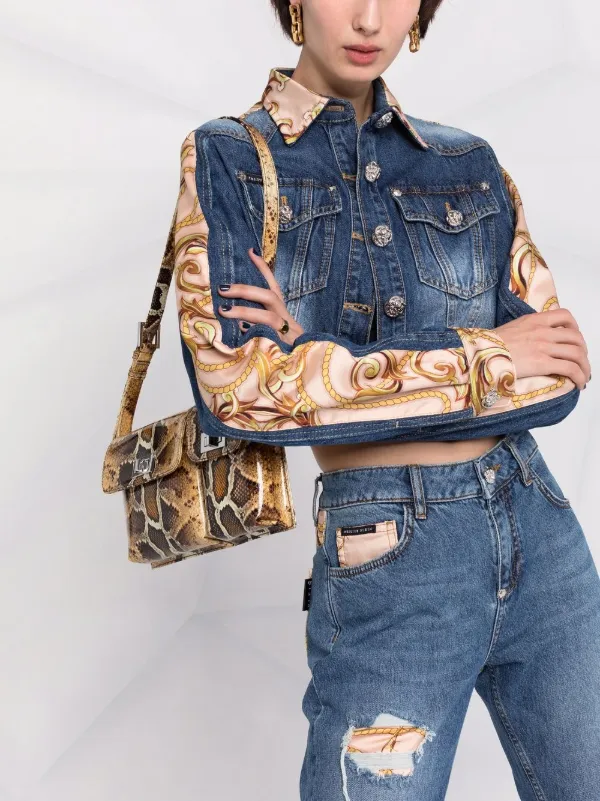Philipp Plein バロックプリント デニムジャケット 通販 - FARFETCH