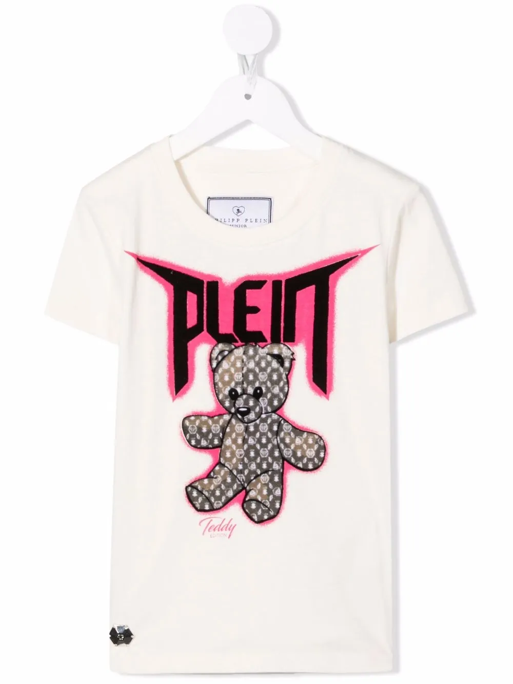 фото Philipp plein футболка с принтом teddy bear