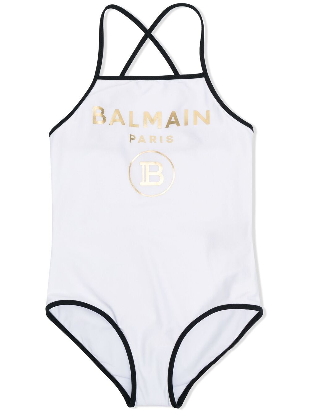 фото Balmain kids купальник с логотипом