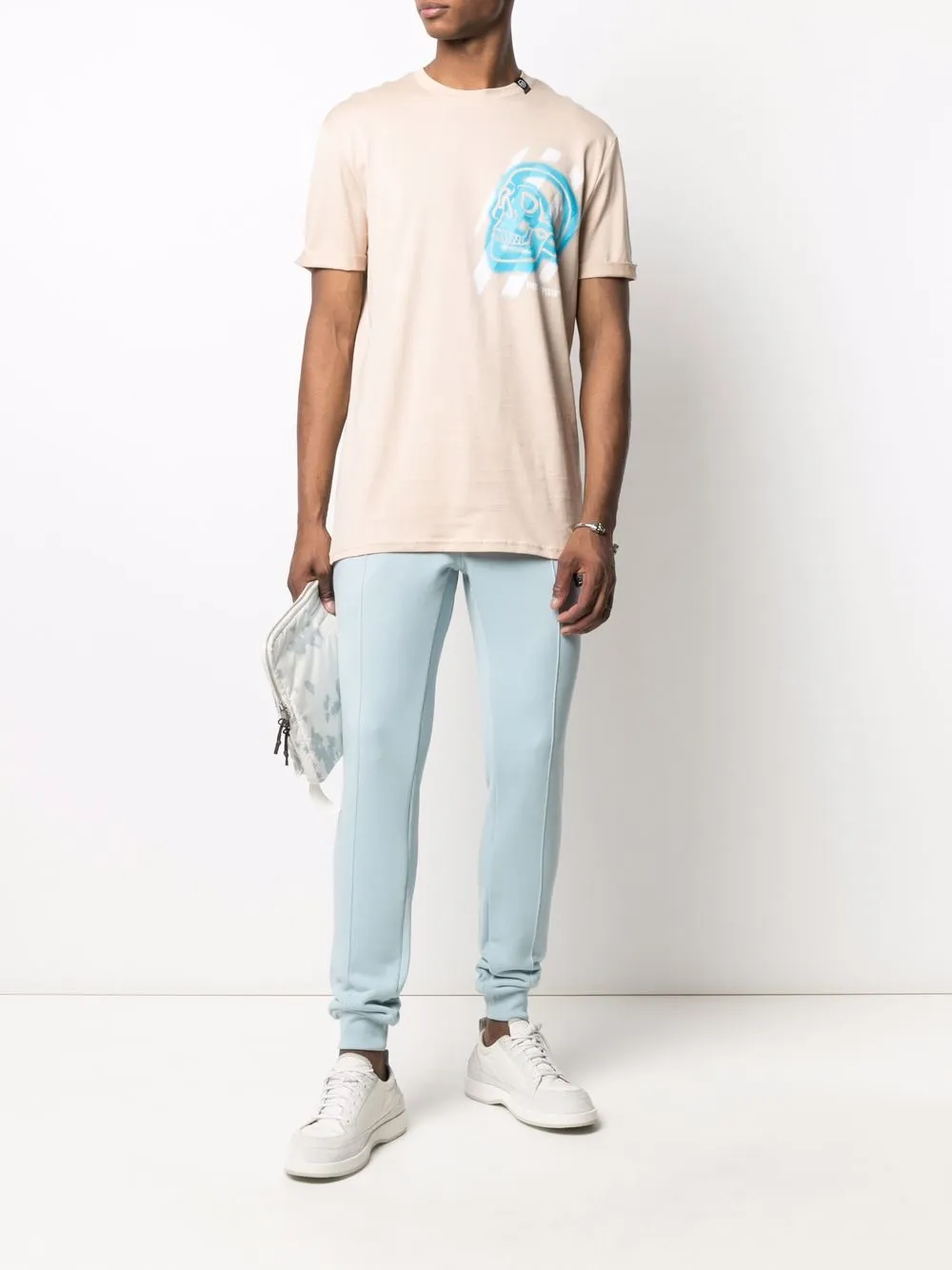 фото Philipp plein футболка с принтом skull