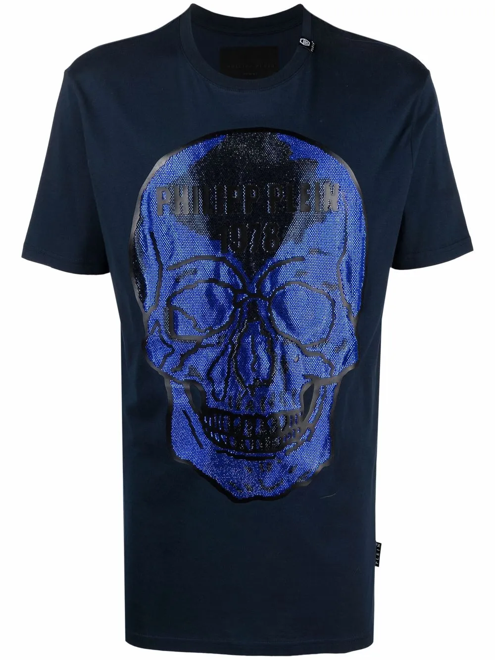 

Philipp Plein playera con motivo Skull - Azul