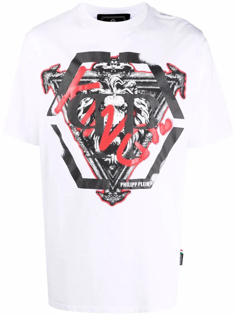 фото Philipp plein футболка с графичным принтом