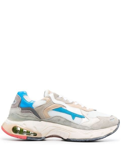 Premiata Sharky colour-blocked Sneakers - Farfetch