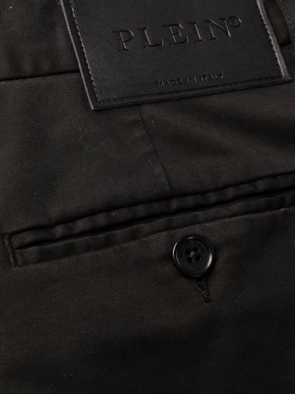 Philipp Plein zip-detail chino trousers Men