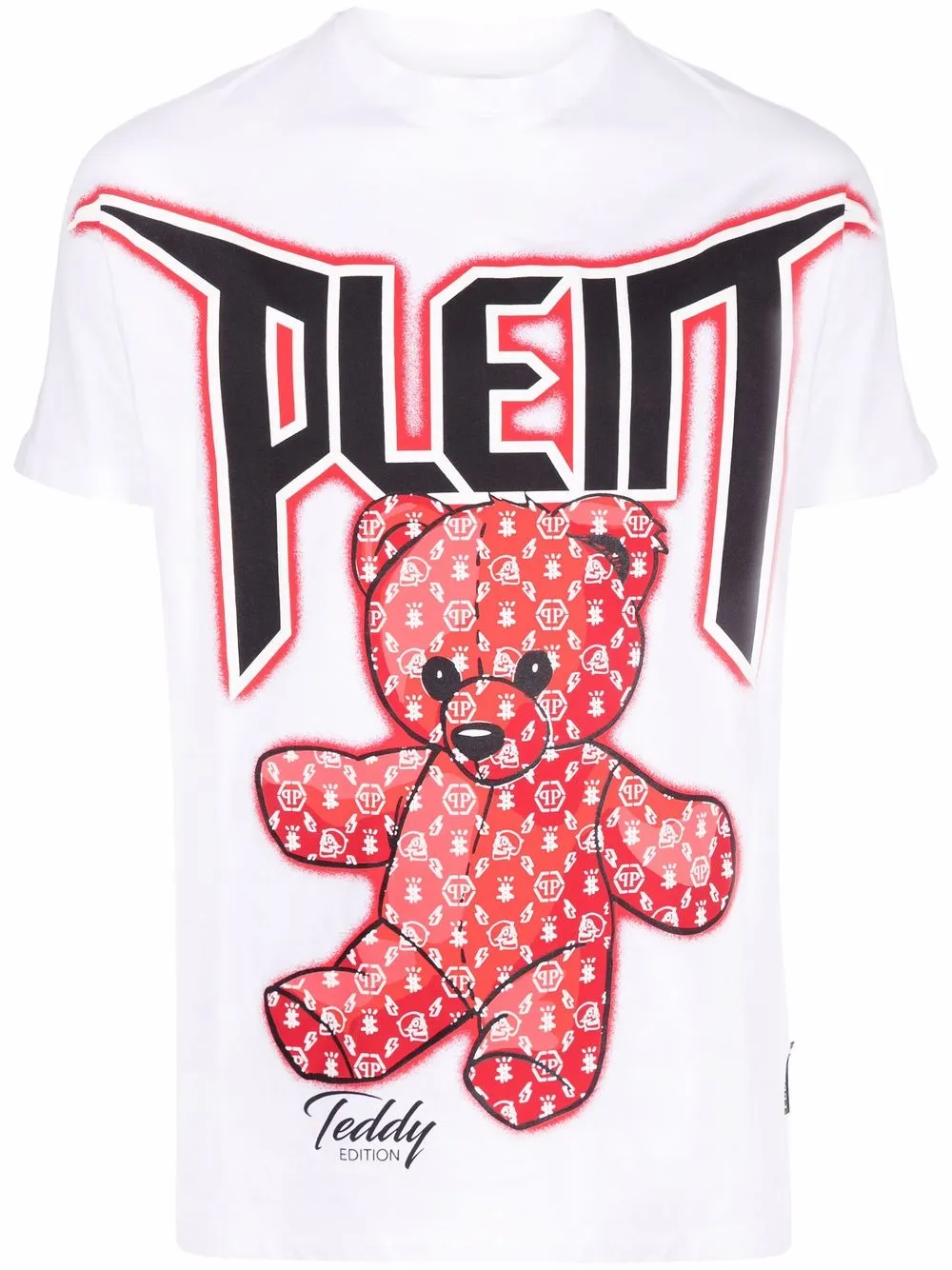 фото Philipp plein футболка с принтом teddy bear