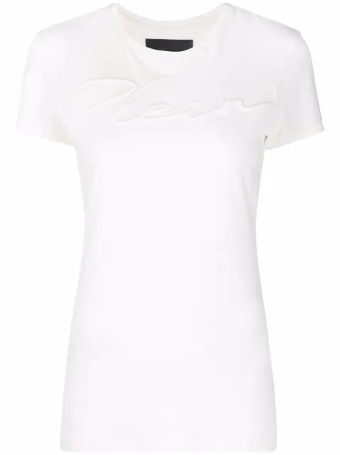 Philipp Plein T-Shirt mit Logo-Stickerei