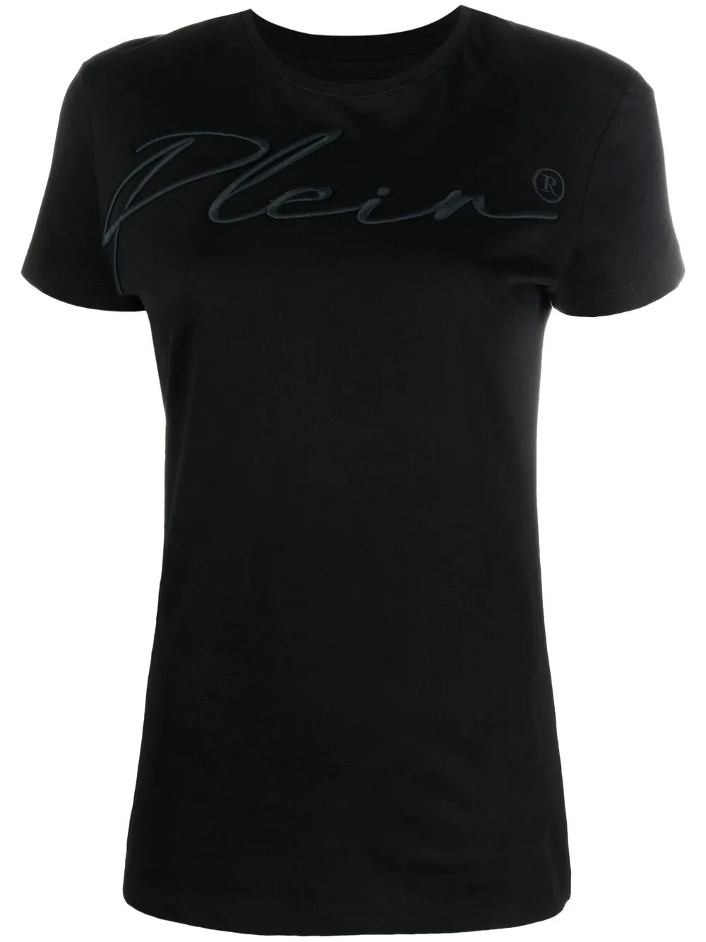 

Philipp Plein playera con logo bordado - Negro