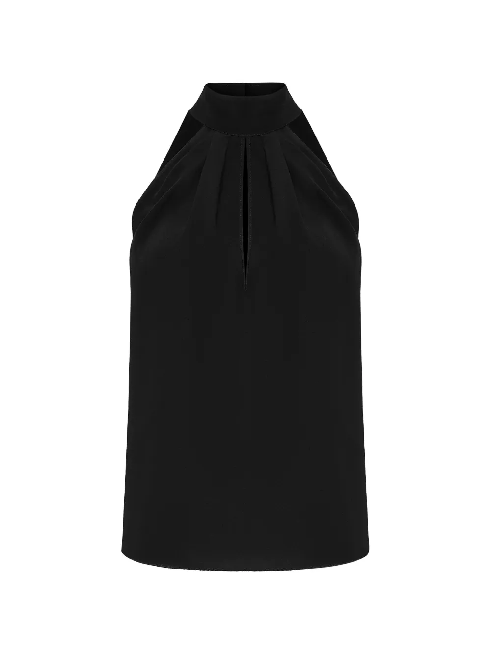 Philipp Plein high-neck chiffon top