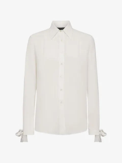 Philipp Plein bow-detail shirt