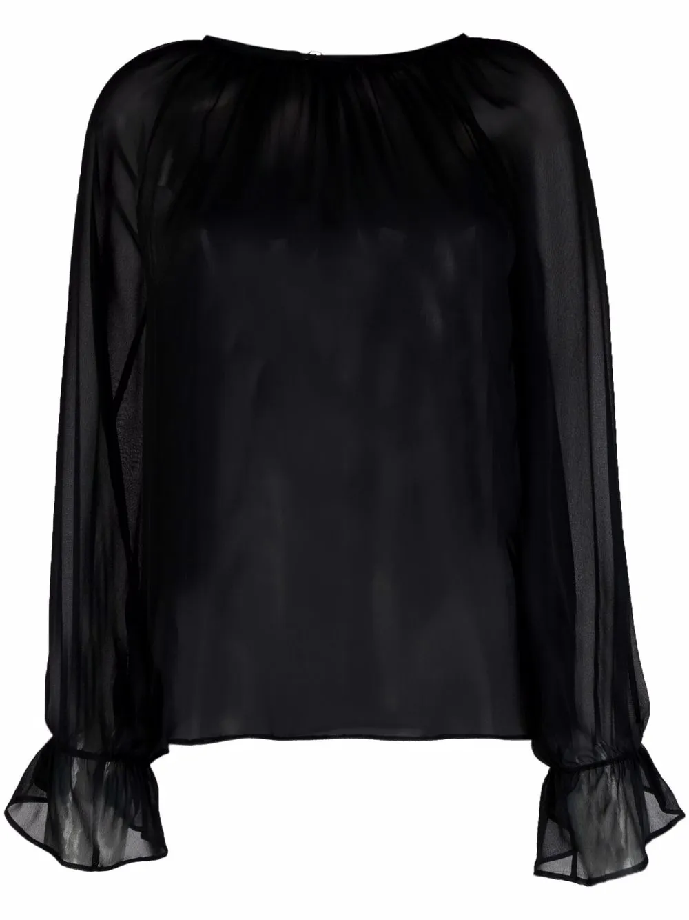 

Philipp Plein poet-sleeve blouse - Black