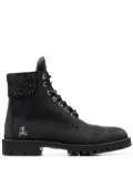 Philipp Plein The Hunter nabuk boots - Black