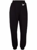 Philipp Plein signature logo-embroidered joggers - Black