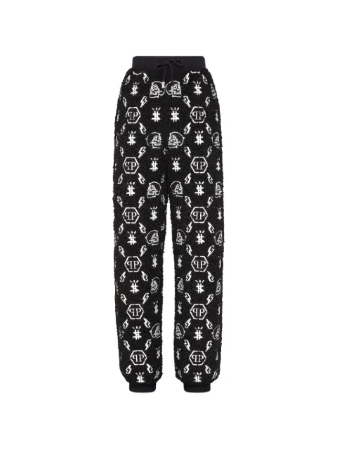 Philipp Plein pants con monograma bordado