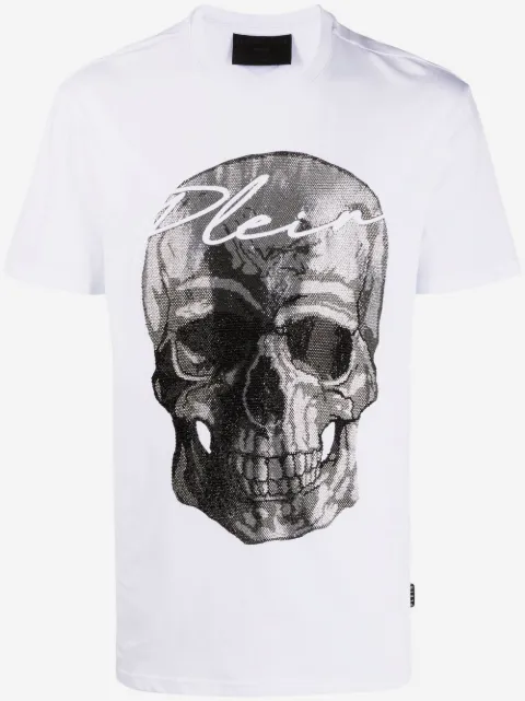 Philipp Plein playera con motivo Skull