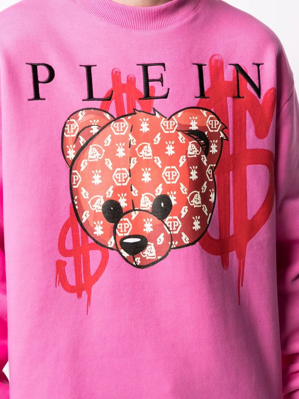 фото Philipp plein толстовка teddy bear с логотипом