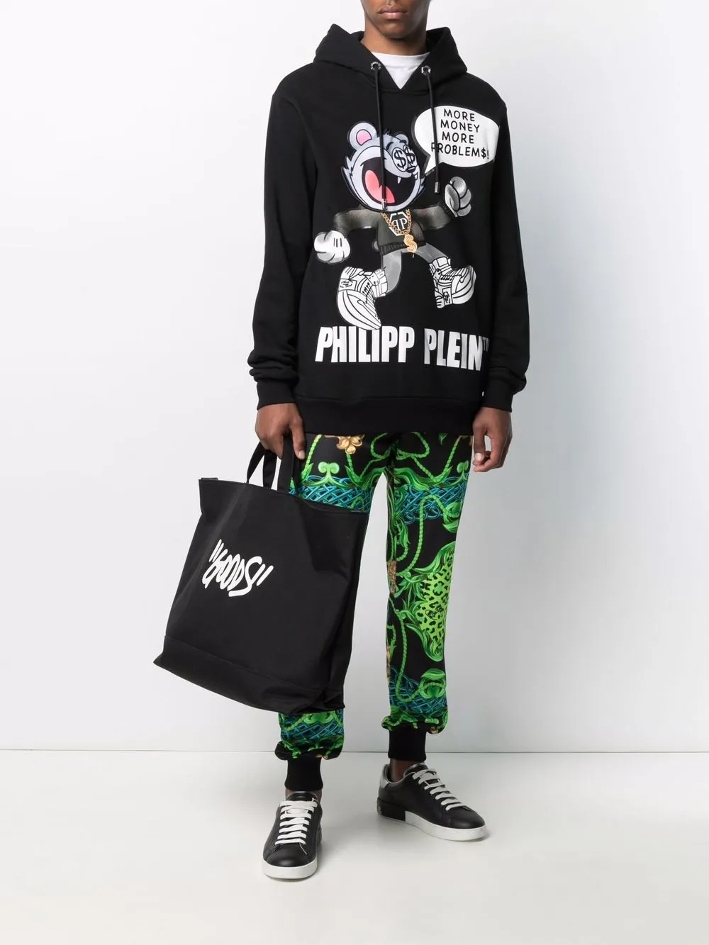 фото Philipp plein худи flock money с графичным принтом