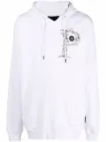 Philipp Plein Money logo-print hoodie - White