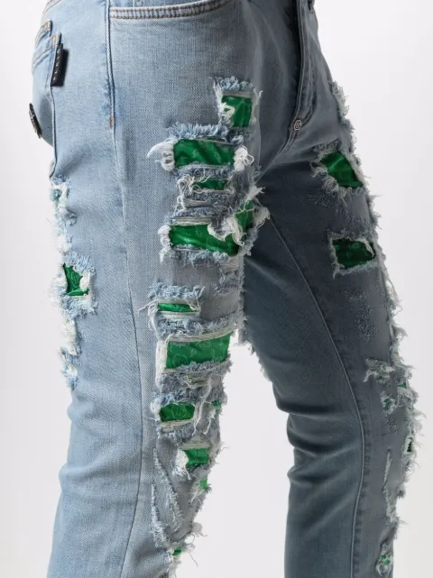 philipp plein ripped jeans