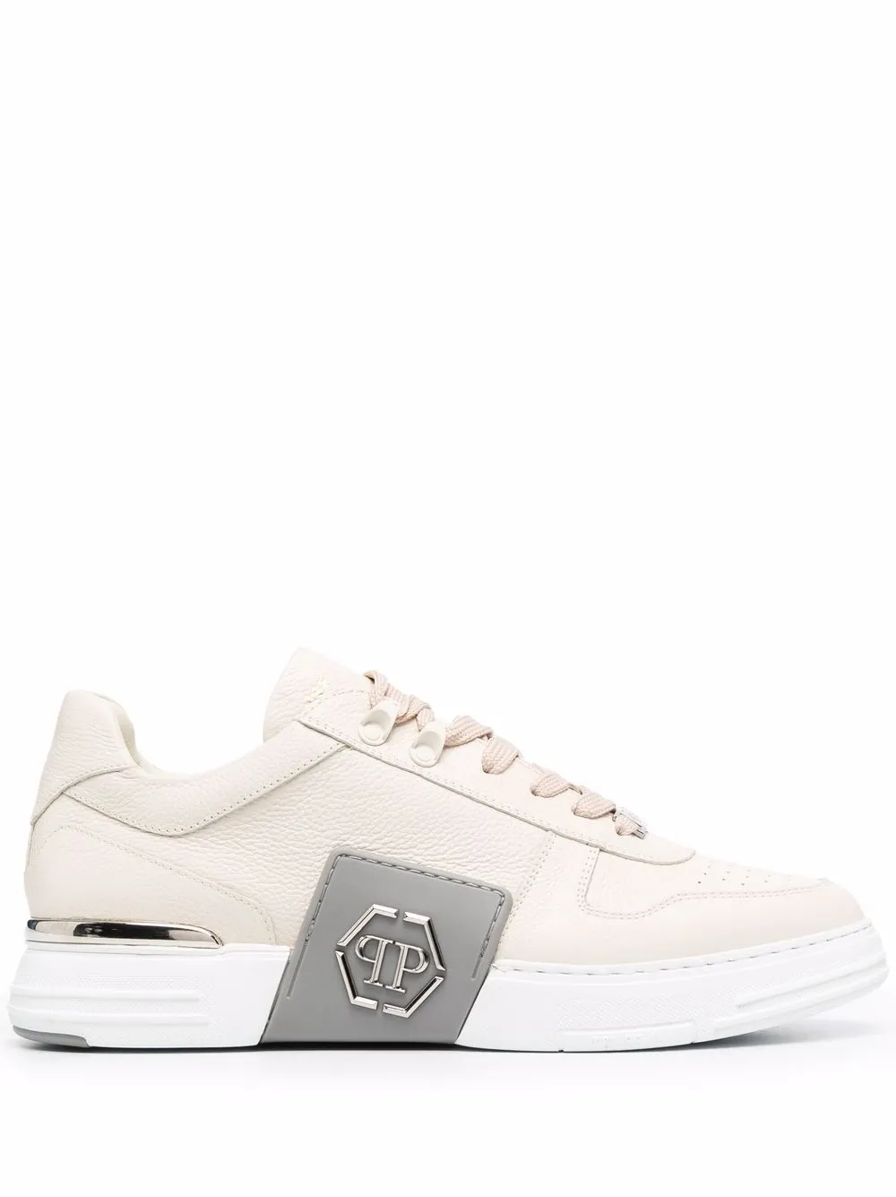 

Philipp Plein tenis bajos Phantom Kick$ - Neutro