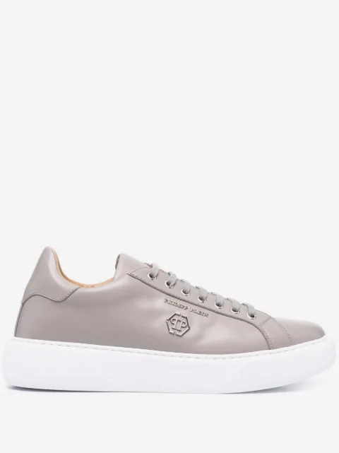 Philipp Plein logo-plaque low-top sneakers