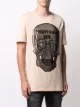 Philipp Plein футболка с декором Skull и кристаллами