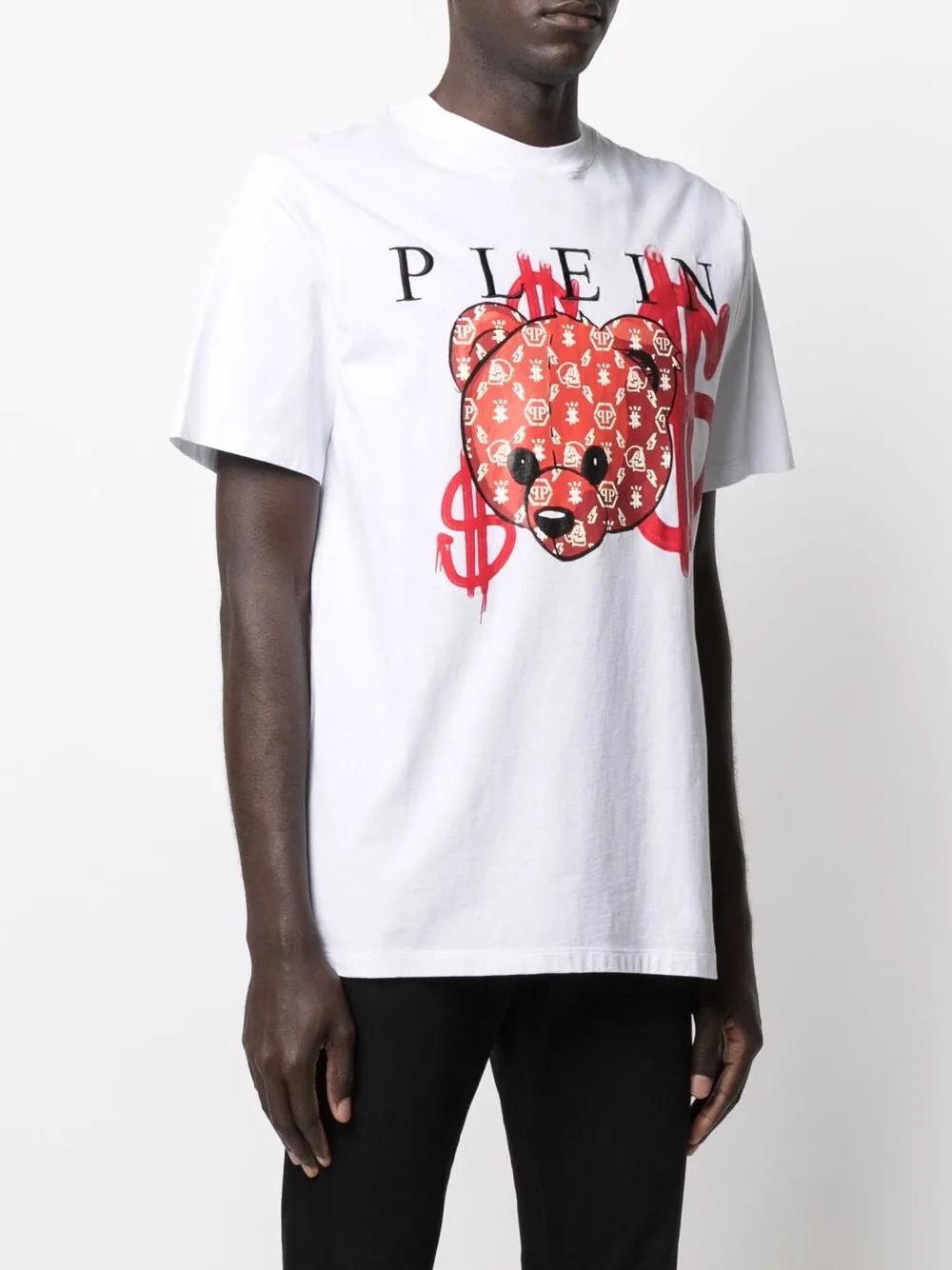 Philipp Plein T-shirt met teddybeerprint Wit