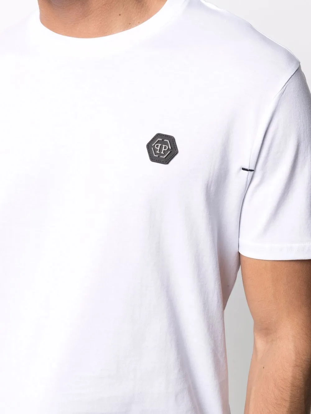 фото Philipp plein футболка с логотипом hexagon